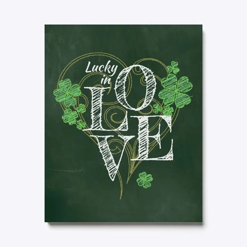 Lucky in Love Canvas Print