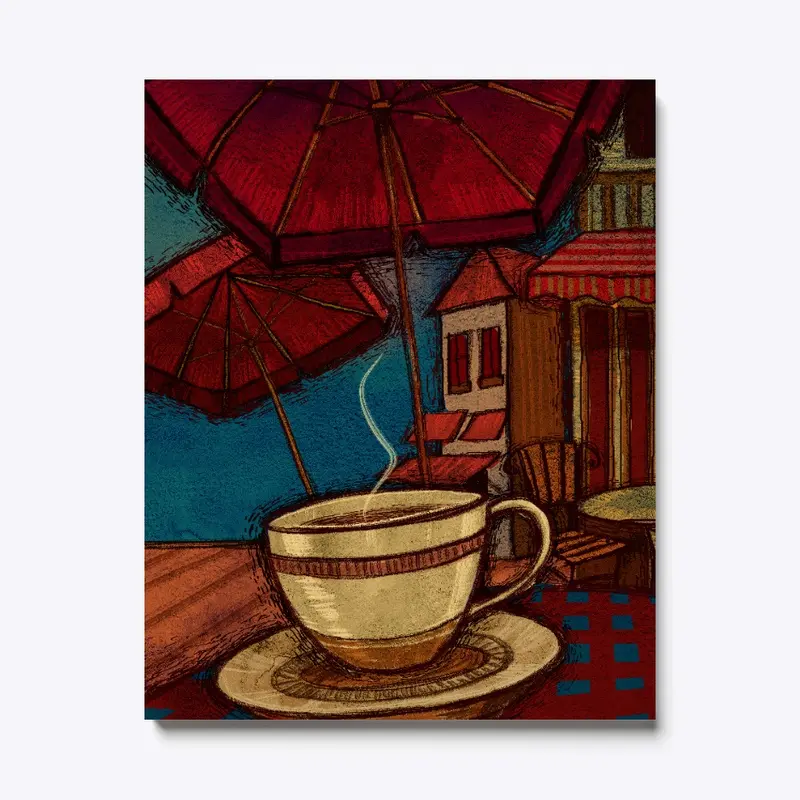 Coffee Break Canvas Print