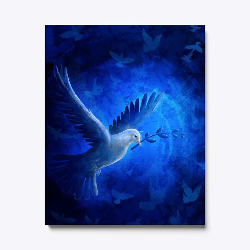 Dove Of Peace Canvas Print